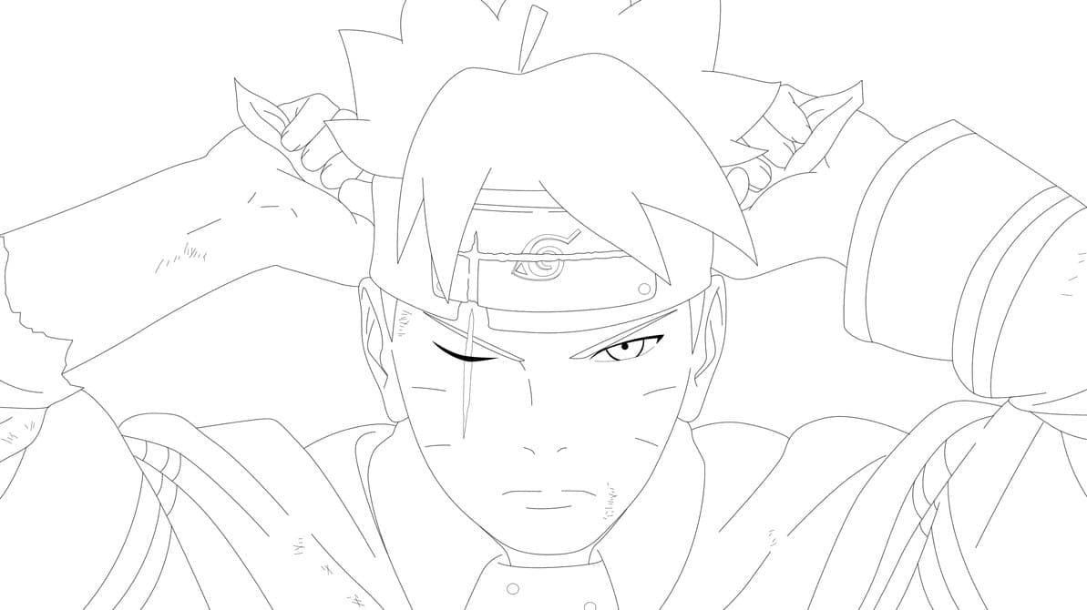 Printable Boruto Coloring Pages - Anime Coloring Pages
